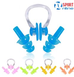 Bộ kẹp mũi và nút tai bơi lội